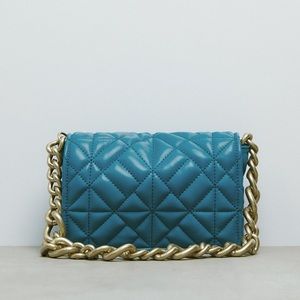 ZARA Quilted Chain Shoulder Bag